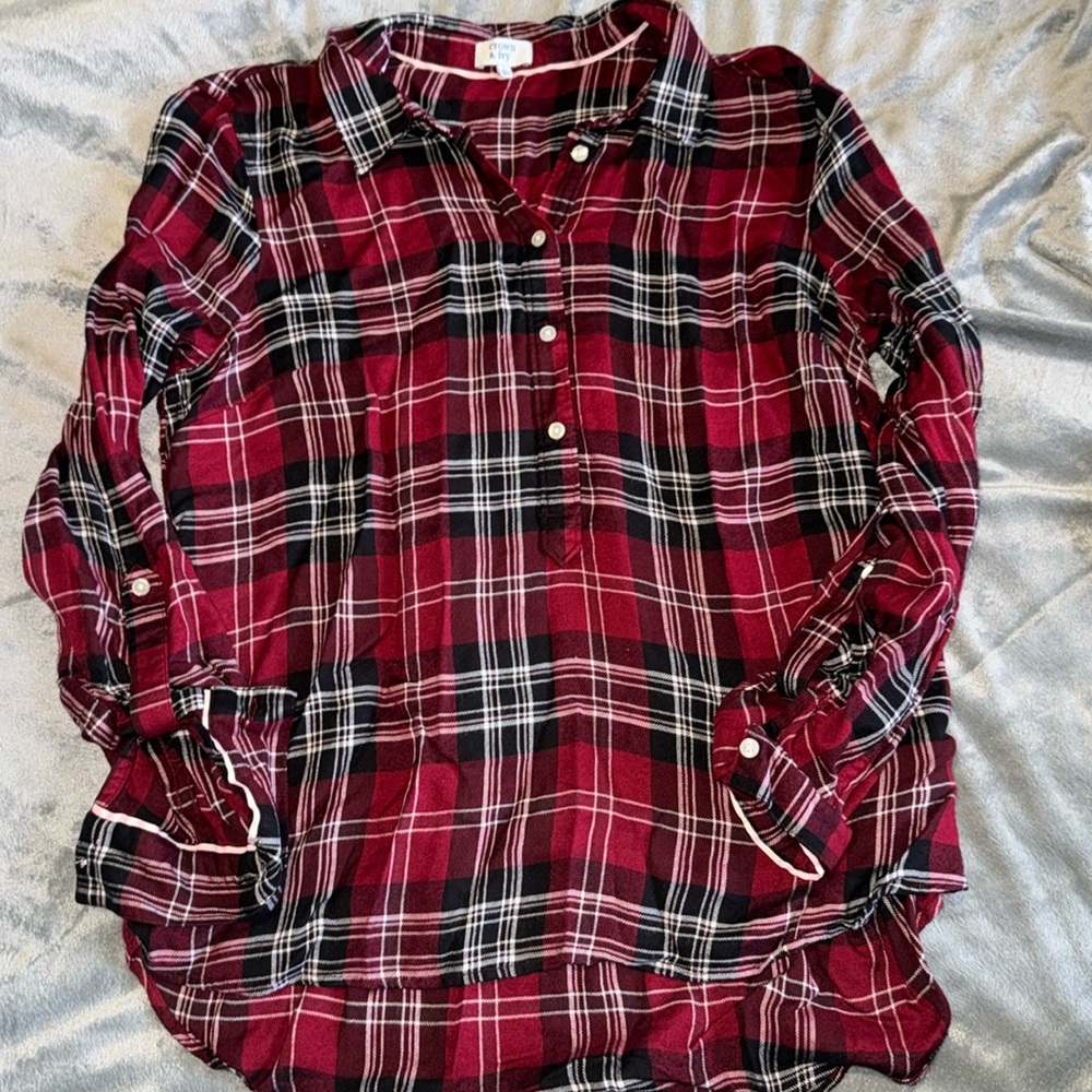 2 for 1 flannel and vest!